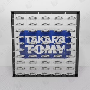 Die-cast Toy Car Display Case - H8