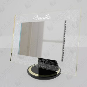 (C5) LED Desktop Mirror