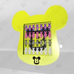 Bearbrick 100% Display Case - H6