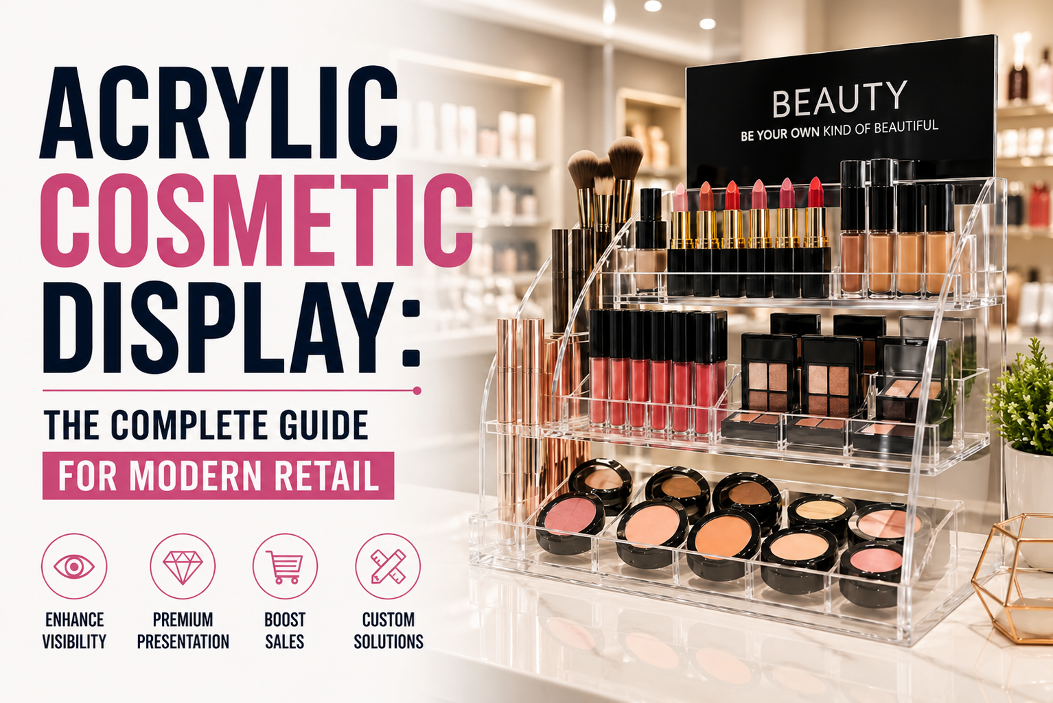 Acrylic Cosmetic Display: The Complete Guide for Modern Retail