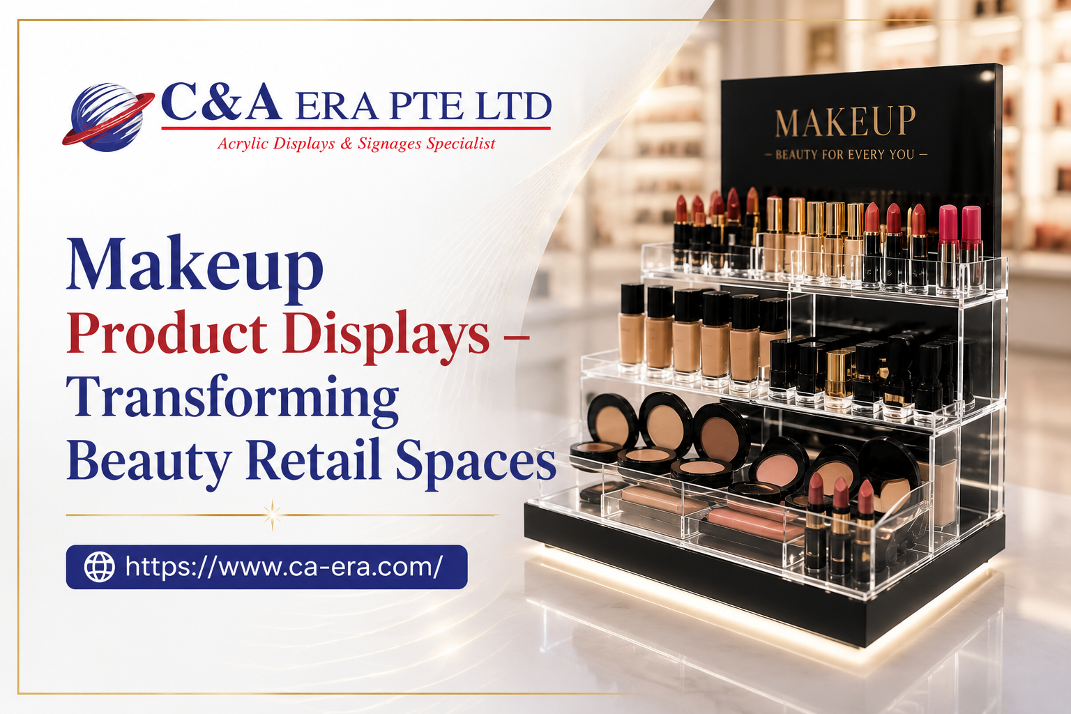 Makeup Product Displays – Transforming Beauty Retail Spaces